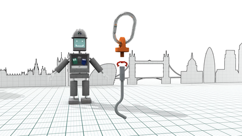 Video still featuring 3D 'exploded' product animation