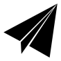 paper airplane icon